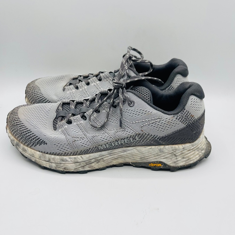 Merrell Moab‎ Flight Grey Trail Running Shoes Womens 8-8.5 Vibram FloatPro